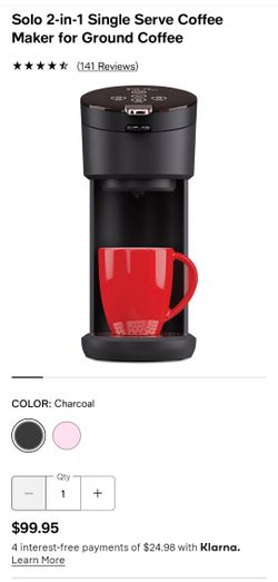 Instant Pot Solo 2 In 1 Single Serve Coffee Machine