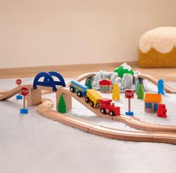 Wood Train Set