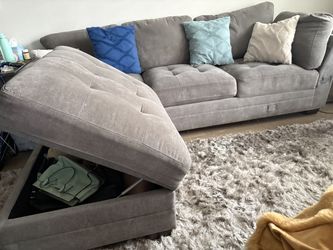 Couch with Ottoman/Chaise
