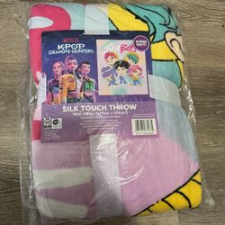 KPOP Demon Hunters Silk Touch Throws, Blanket