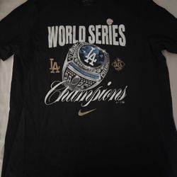 os Angeles Dodgers Nike 2025 World Series Champions Ring T-Shirt