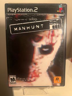 MANHUNT Sony PlayStation 2 PS2 Video Game W/ Manual Rockstar 2003 CIB