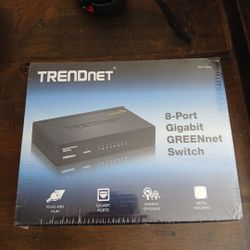 Brand New TrendNet (TEGS82g) 8-Port Gigabit Greennet External Ethernet Switch