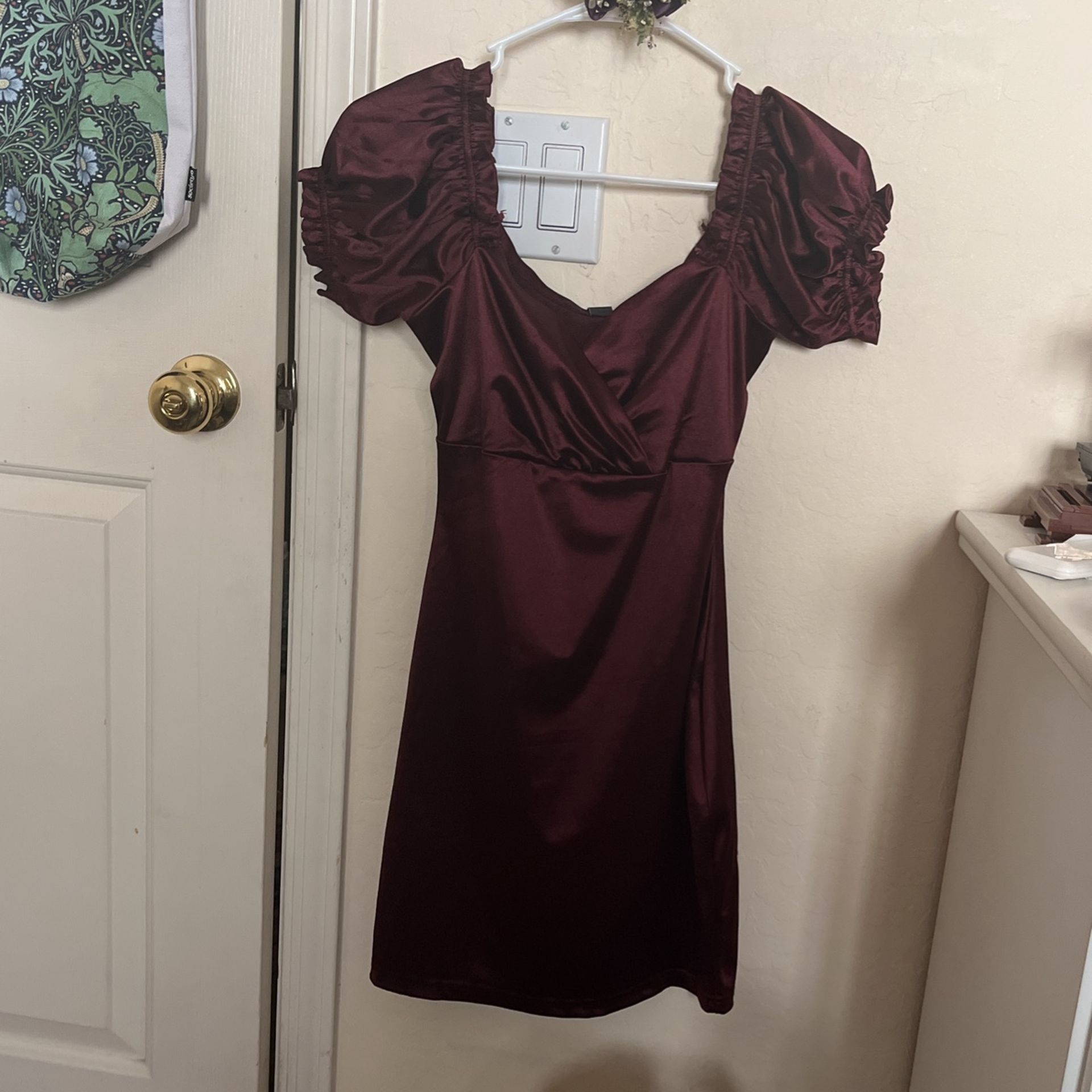 Windsor Satin Bodycon Mini Dress