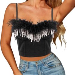 Corset-Style Strap Top