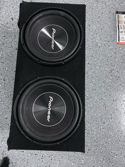 Pioneer bass speakers