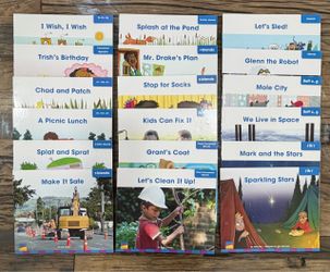 Benchmark Education Build Up Phonics Readers - Set of 18 Kids Books NEW