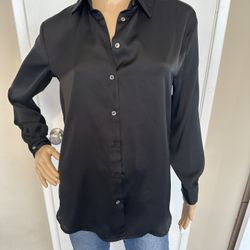 Tahari Women’s Black Button Down Size XS