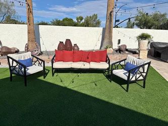 Modern 3-Piece Outdoor Patio Set