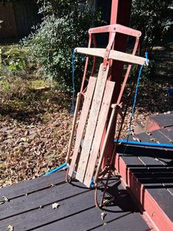 Yankee snow sled produced between 1920 and 1960s