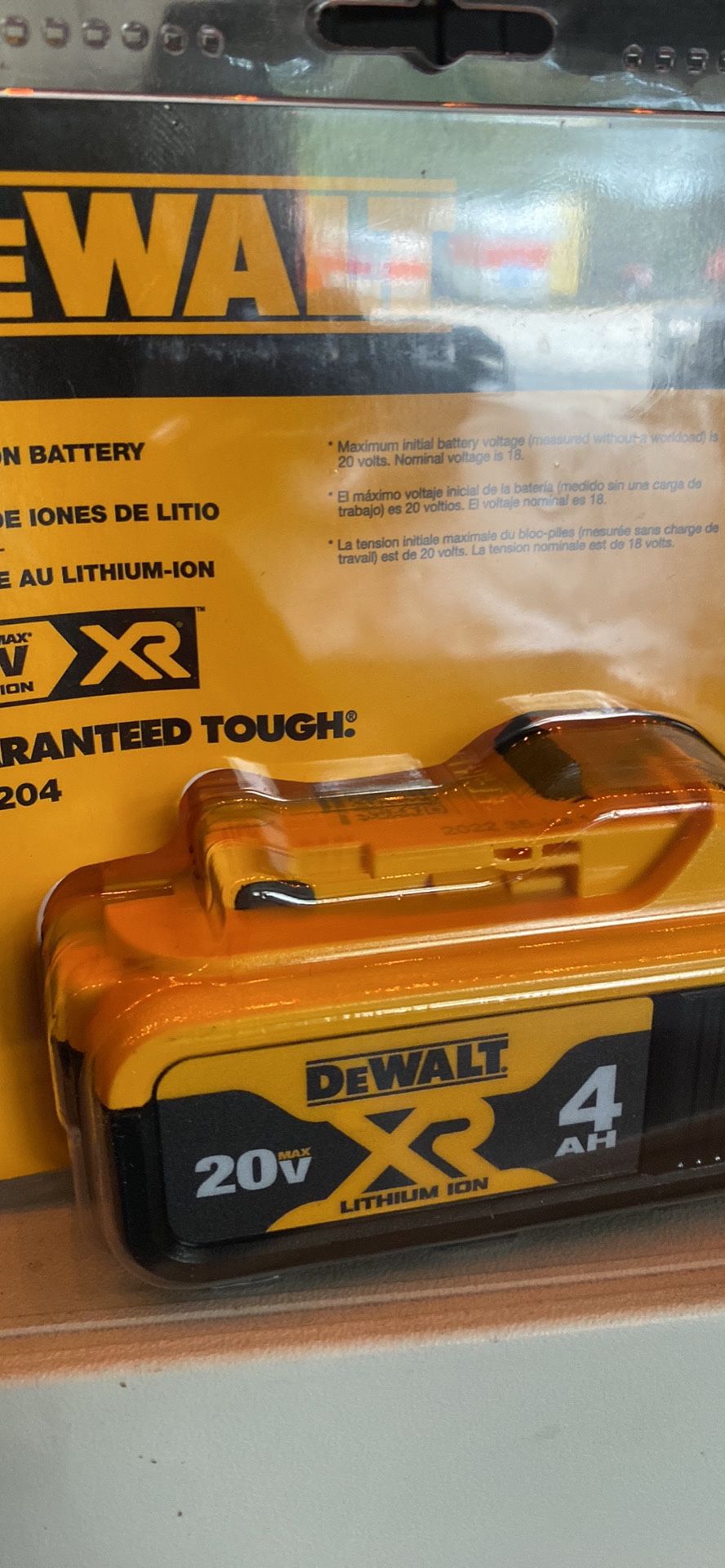 Dewalt Battery 4 AH