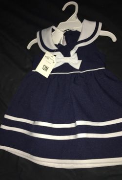 New girl sailor dress size 12 months