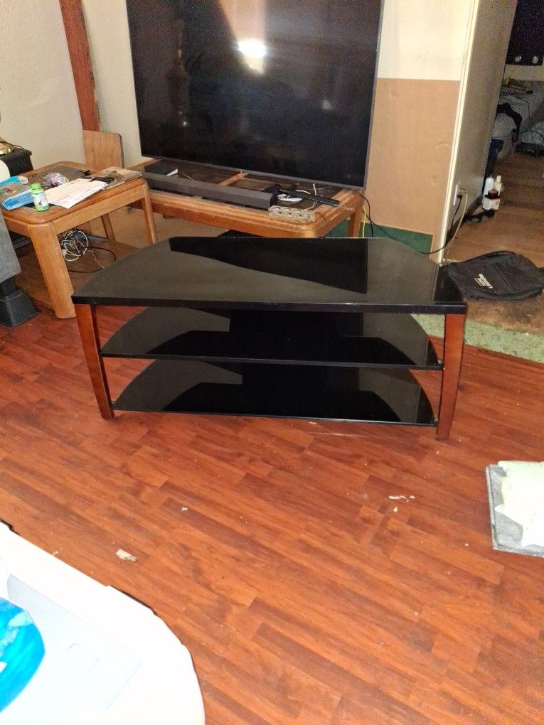 Glass TV Stand