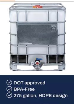 Shop VPC 275 gal. Intermediate Bulk Container IBC Tank