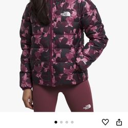 New THE NORTH FACE Girls' Down Hooded Jacket XX-Large(18/20)