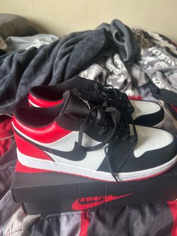 Nike Air Jordan 1 Low Black Toe (2019)