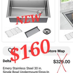  Kitchen Sink with Accessories