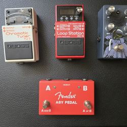 Guitar Pedal Bundle – Boss + Fender + Boutique Fuzz (Excellent Condition)