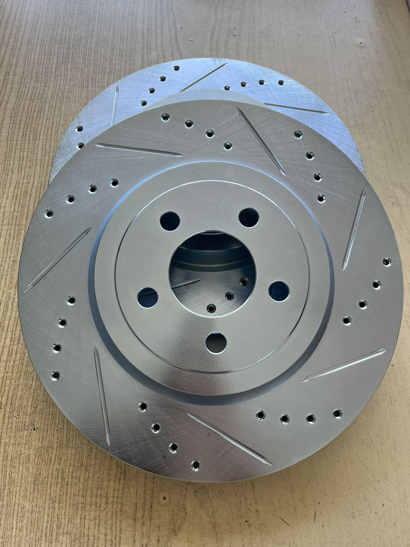 Charger Challenger RT V8 5.7L Drill Slot Rotors Ceramic Pads