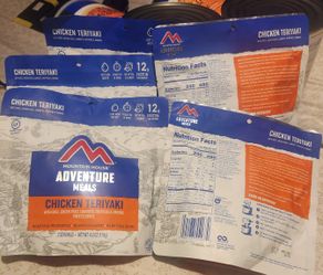 (5) Mountain House Chicken Teriyaki