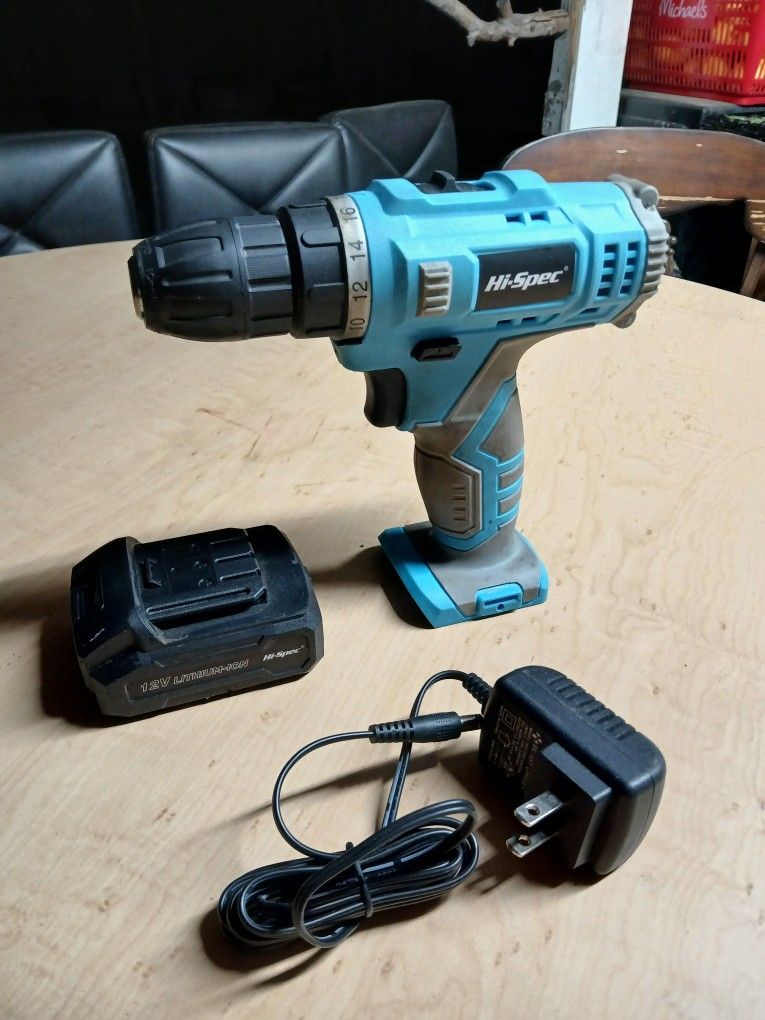 Drill With Battery And Charger