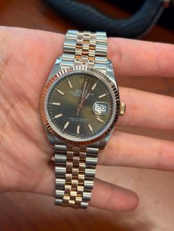 Rolex Datejust 36mm rose gold and stainless 126231