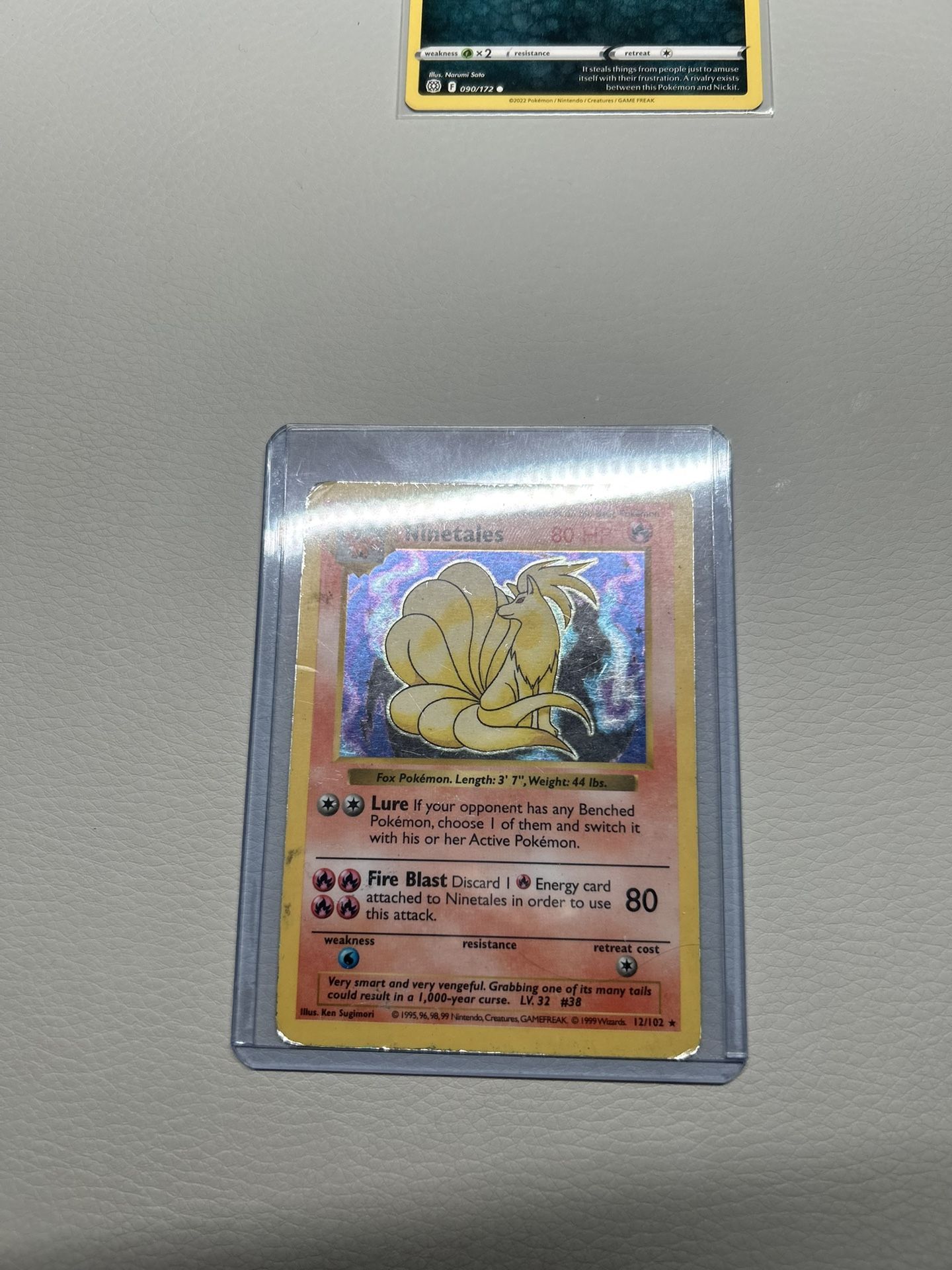 Pokémon Ninetails 96-2005 In Excellent Condition