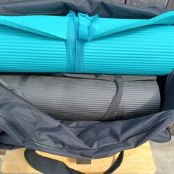 2 Yoga  Mats With Carry Bag 