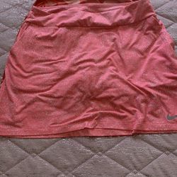 Womens Pink Medium Nike Short Skirt Skort With Pockets 