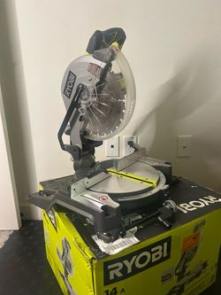RYOBI 14 Amp Corded 10 in. Compound Miter Saw with LED Cutline Indicator