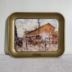 Vintage: 1989 Coca Cola Zanesville's Market House Serving Tray 