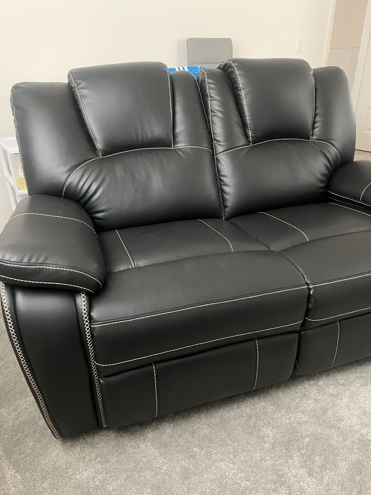 Vinyl Sofa & Loveseat Recliners