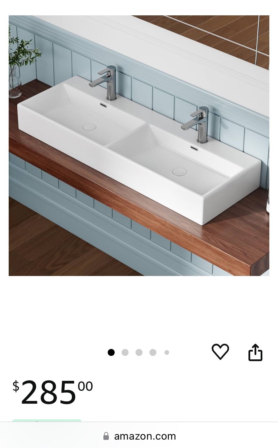 Floating Bathroom Sink Countertop Or Wall mounted