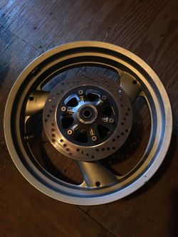 1998 Ducati 750 monster rear wheel with rotor