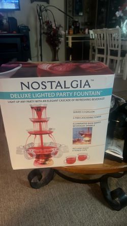 Deluxe lighted party fountain