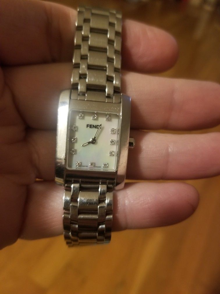 Womens Diamomd Fendi Watch