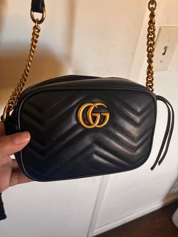 Gucci GG Marmont Matelasse Mini Bag (Black)