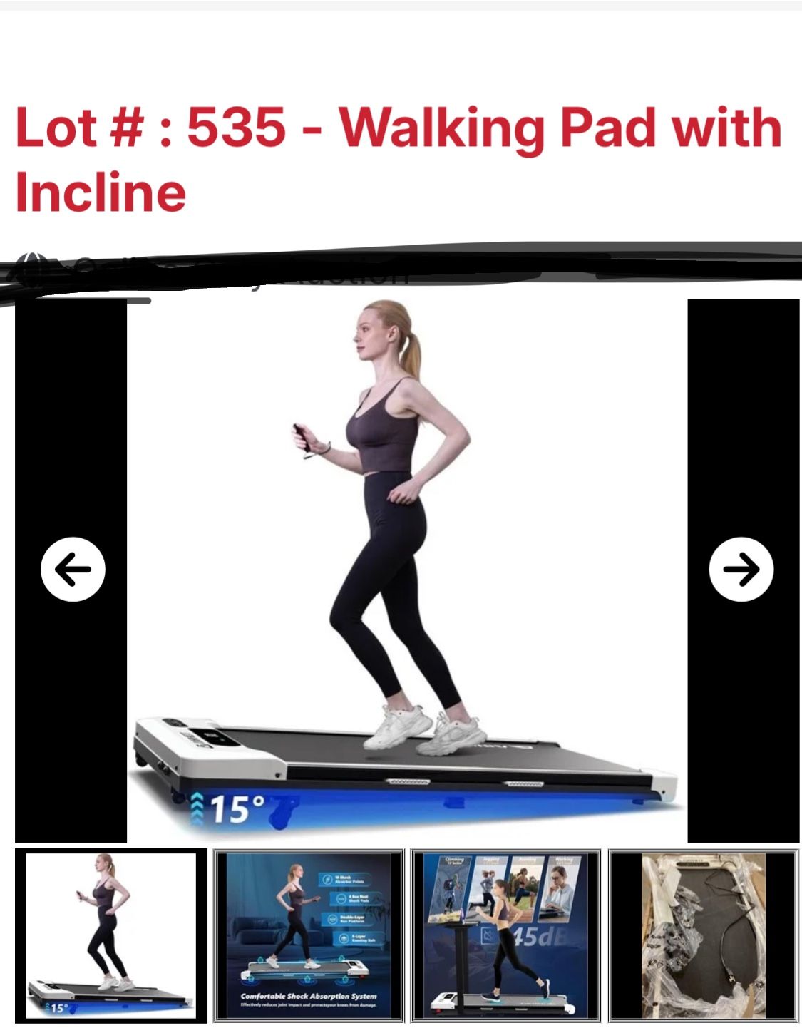 2DAY SALE… NEW IN BOX TREADMILL WITH INCLINE… EASILY STORES UNDER A BED OR COUCH WHEN NOT IN USE