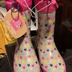 Girls Insulated Rain Boots