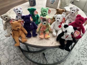 Ty Beanie Babies Bear Collection Lot of 13