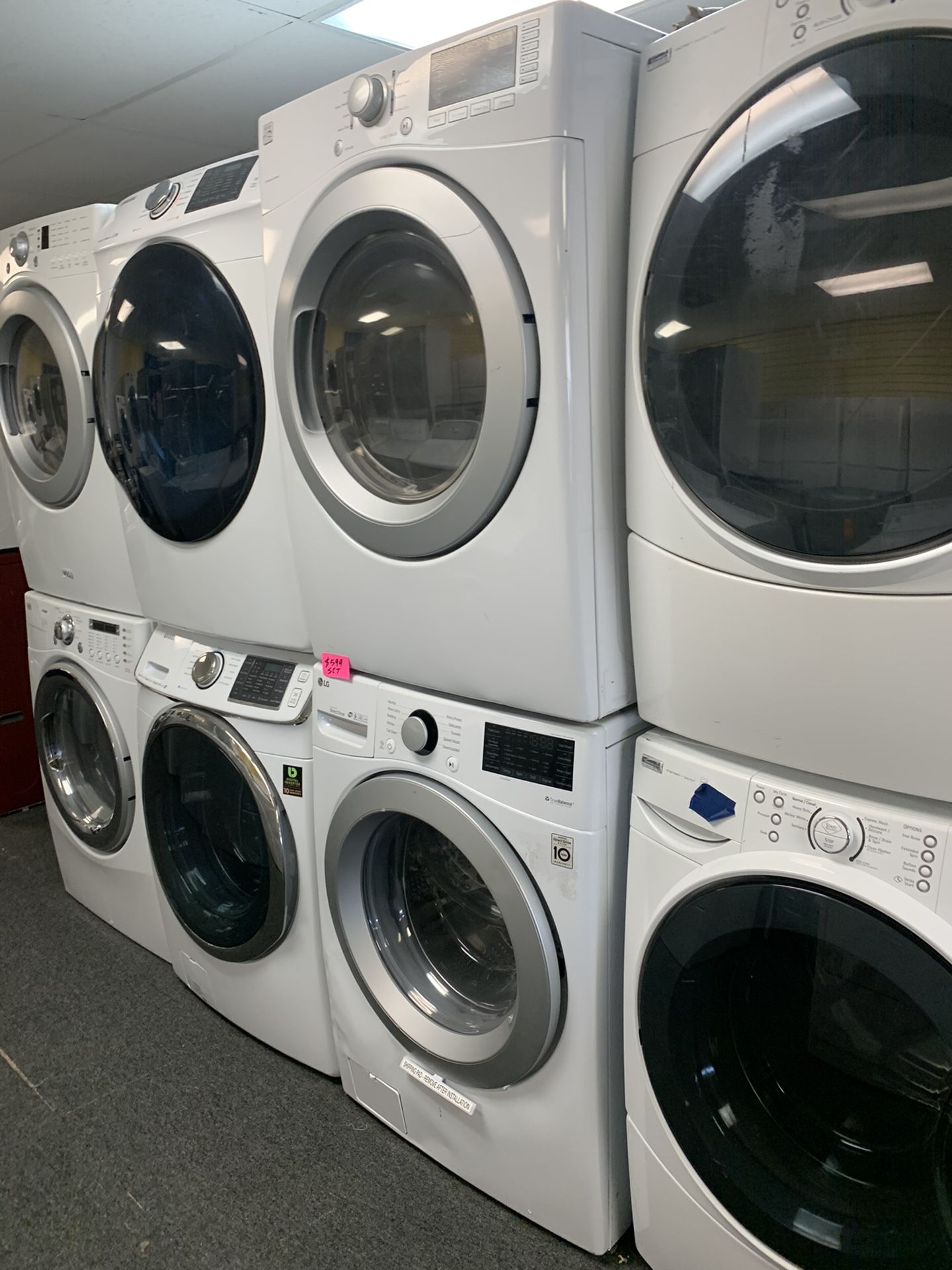 LG FRONT LOAD WASHER AND KENMORE ELECTRIC DRYER SET IN EXCELLENT CONDITION