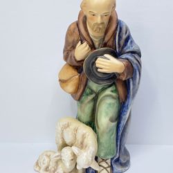 Geobel M I Hummel Standing Shepherd Porcelain Nativity Figurine 214/F A706