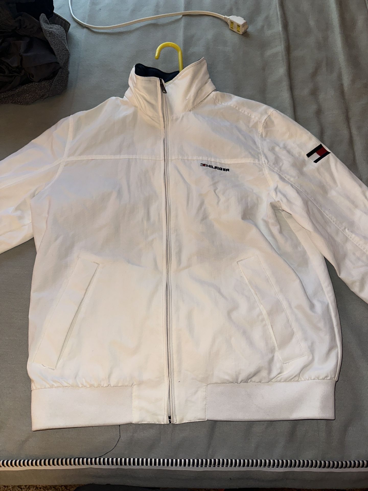 White Tommy Hilfiger Jacket (Med Size)