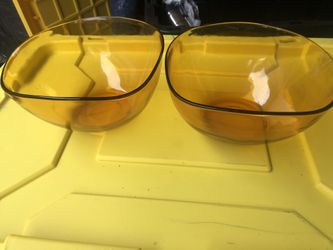 2  Platones Grandes De Crystal 