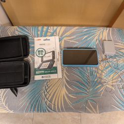 Great Condition The New 2DS XL Turquoise Color Modded