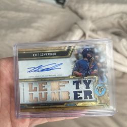 Kyle Schwarber 2020 Triple Threads Auto Memo