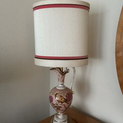 Beautiful Antique Table Lamp 39” Tall (see description)