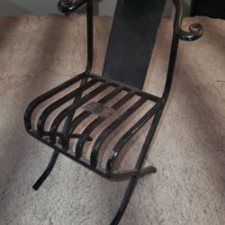 Small Doll Size Metal Chair