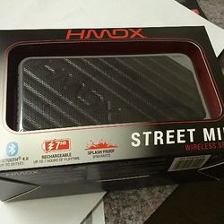 HMDX Wireless BLUETOOTH 4.0 Wireless Stereo Sound Speaker Splash Proof HMDX HX-P203GY B Brand New In Package Great Deal 