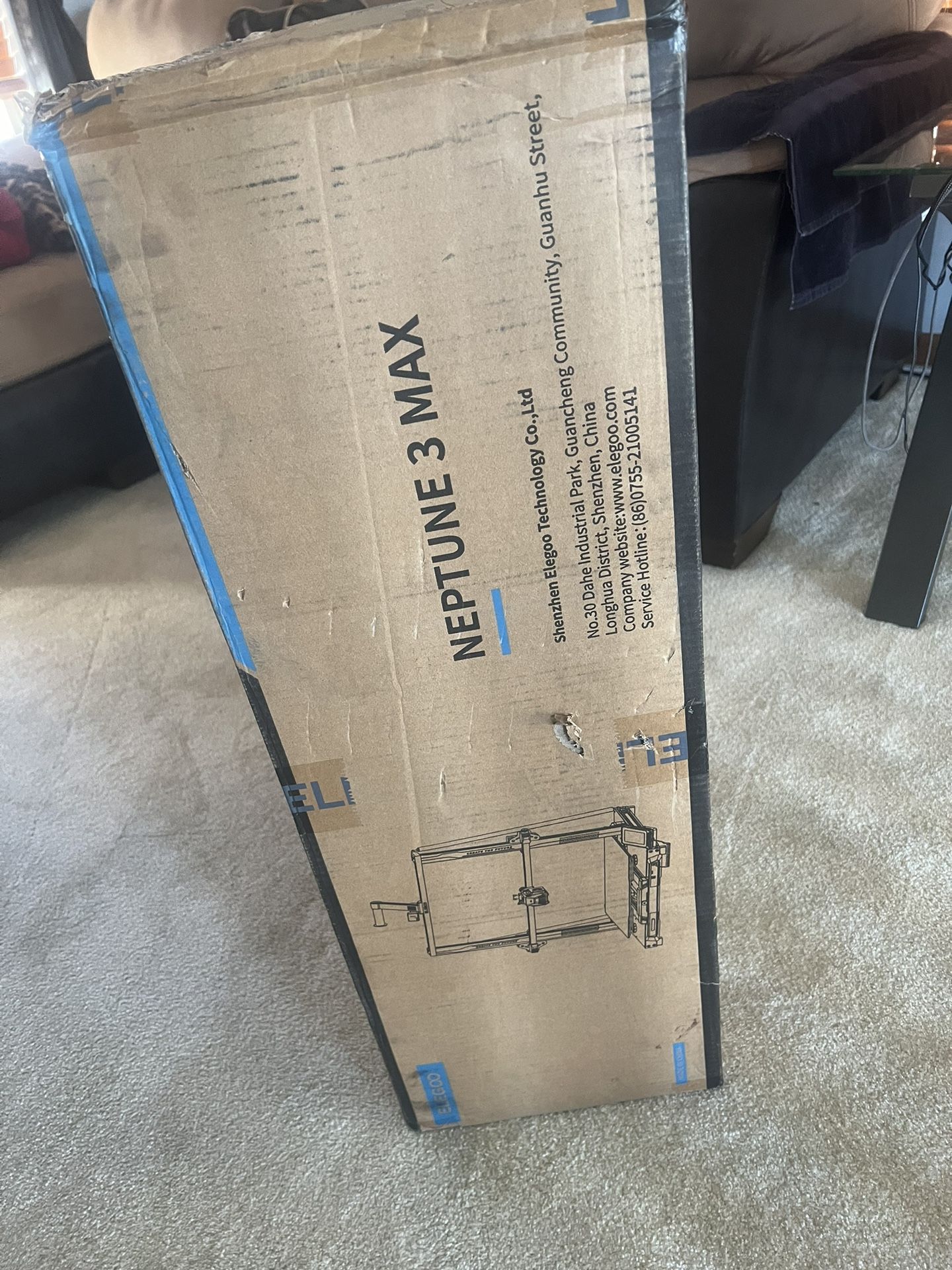 Elegoo Neptune 3 Max 3D printer New. Sealed Box